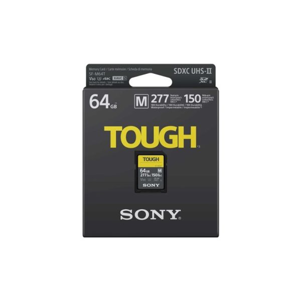 Sony 64GB 150 mbs SF-M Tough Series UHS-II SDXC Memory Card