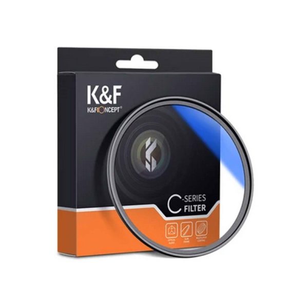 K&F Concept 55mm Blue Multi-Coated HMC UV Filter - Image 2