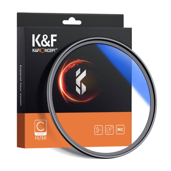 K&F Concept 58MM MC-UV FILTER, SLIM, BLUE MULTI- ...