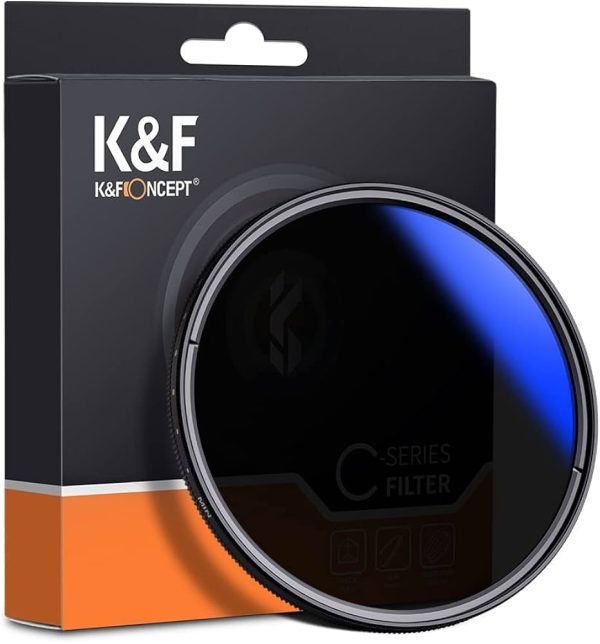 K&F Concept Variable Fader ND2-ND400 Filter (77mm) - Image 2