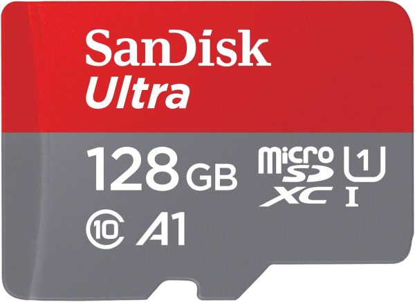 SanDisk 128GB Ultra microSDXC UHS-I Memory Card ...