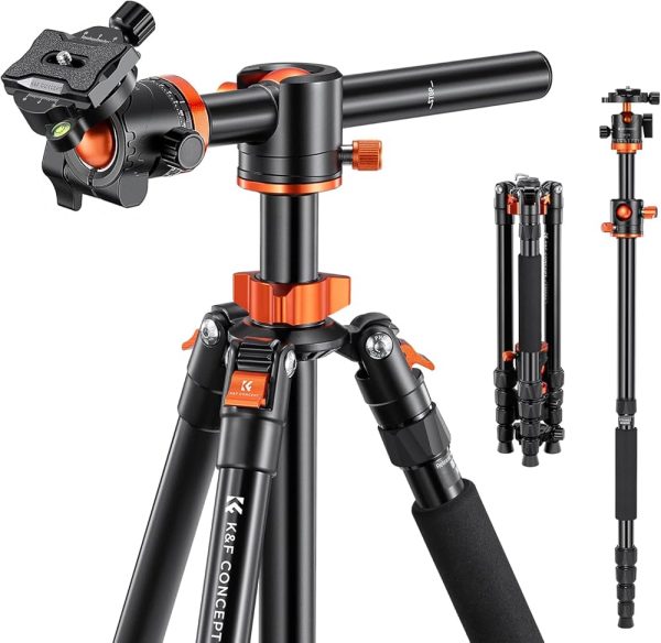 K&F Concept KF09.112 T255A3 Ball Head Camera Tripod ... for Canon Nikon Sony