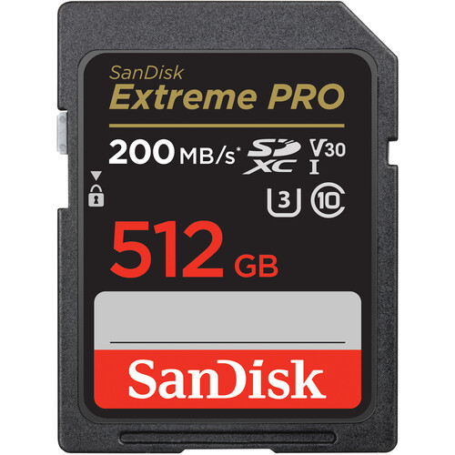 SanDisk 512GB Extreme PRO UHS-I SDXC Memory Card - Image 2