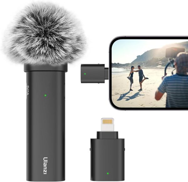 Ulanzi WM-10 Wireless Clip-on Microphone for Smartphone or Tablet - Image 2