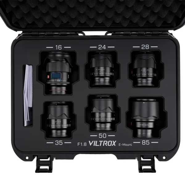 Viltrox AF F1.8 Full Frame Lenses Kit For Sony E-Mount With Protective Case - Image 2