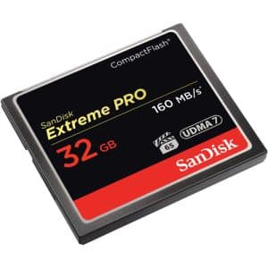 SanDisk CF 32GB Extreme Pro CompactFlash Memory Card (160MB/s)