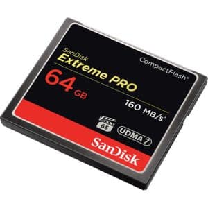 SanDisk CF 64GB Extreme Pro CompactFlash Memory Card (160MB/s)