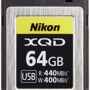 XQD Memory Card Nikon 64GB 440/400 mbs