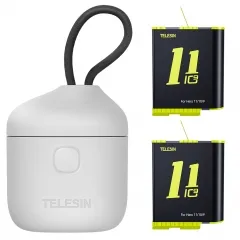 TELESIN Allin Box Charger with Batteries for GoPro Hero 12/11/10/9 price in bangladesh telesin allin box charger with battery for gopro hero 12,11,10,9 battery price action camera battery price 2024 telesin battery charger price best action camera battery price best shop in dhaka for action camera battery